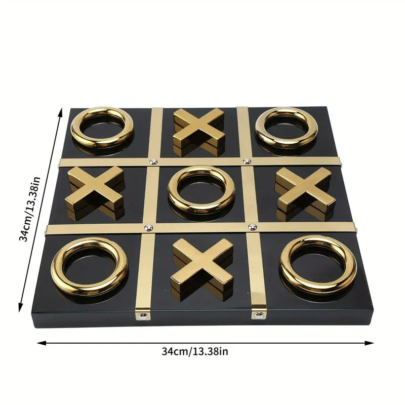 Tic Tac Toe Set, Handcrafted Board Game, Elegant Home Decor, Tabletop Easter & Housewarming Present